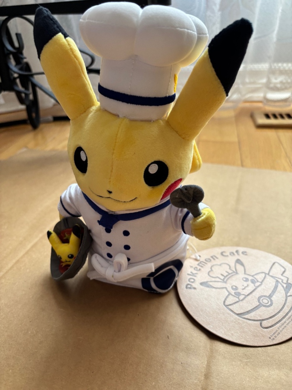 limited-edition Pokémon Cafe Chef Pikachu Plush
